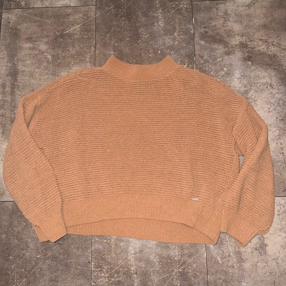 Hollister Warm Brown Turtleneck Sweater